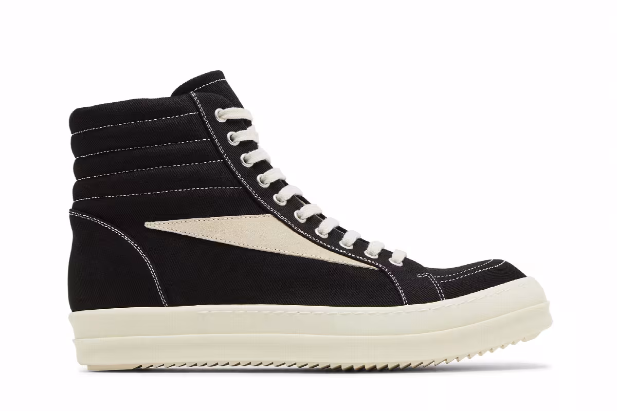 Rick Owens Porterville DRKSHDW Vintage High Black Milk, view 2