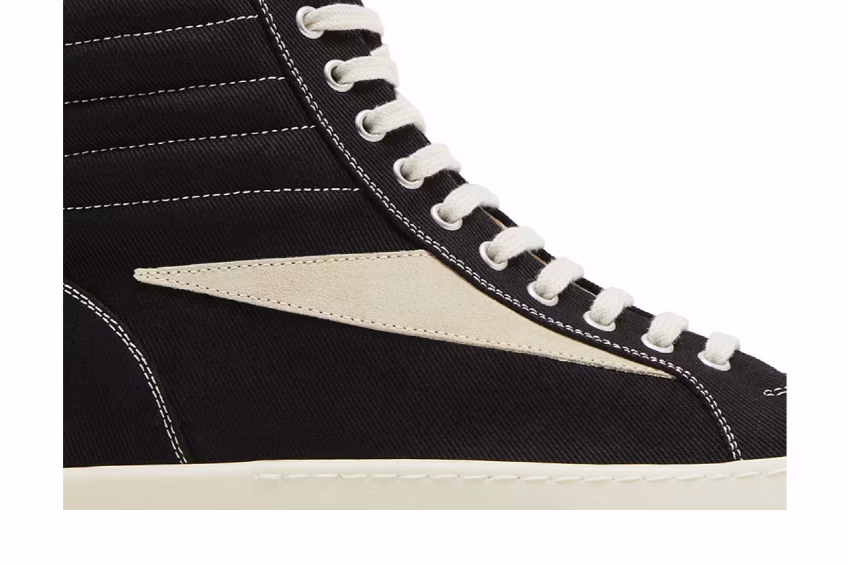 Rick Owens Porterville DRKSHDW Vintage High Black Milk, view 3