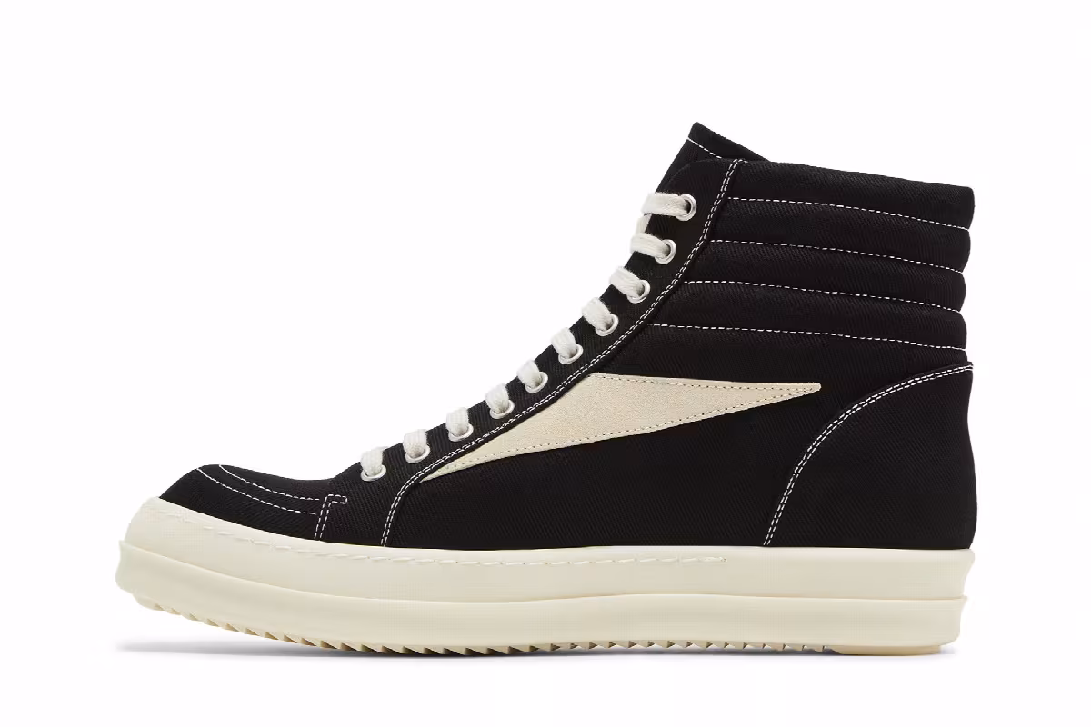 Rick Owens Porterville DRKSHDW Vintage High Black Milk, view 4