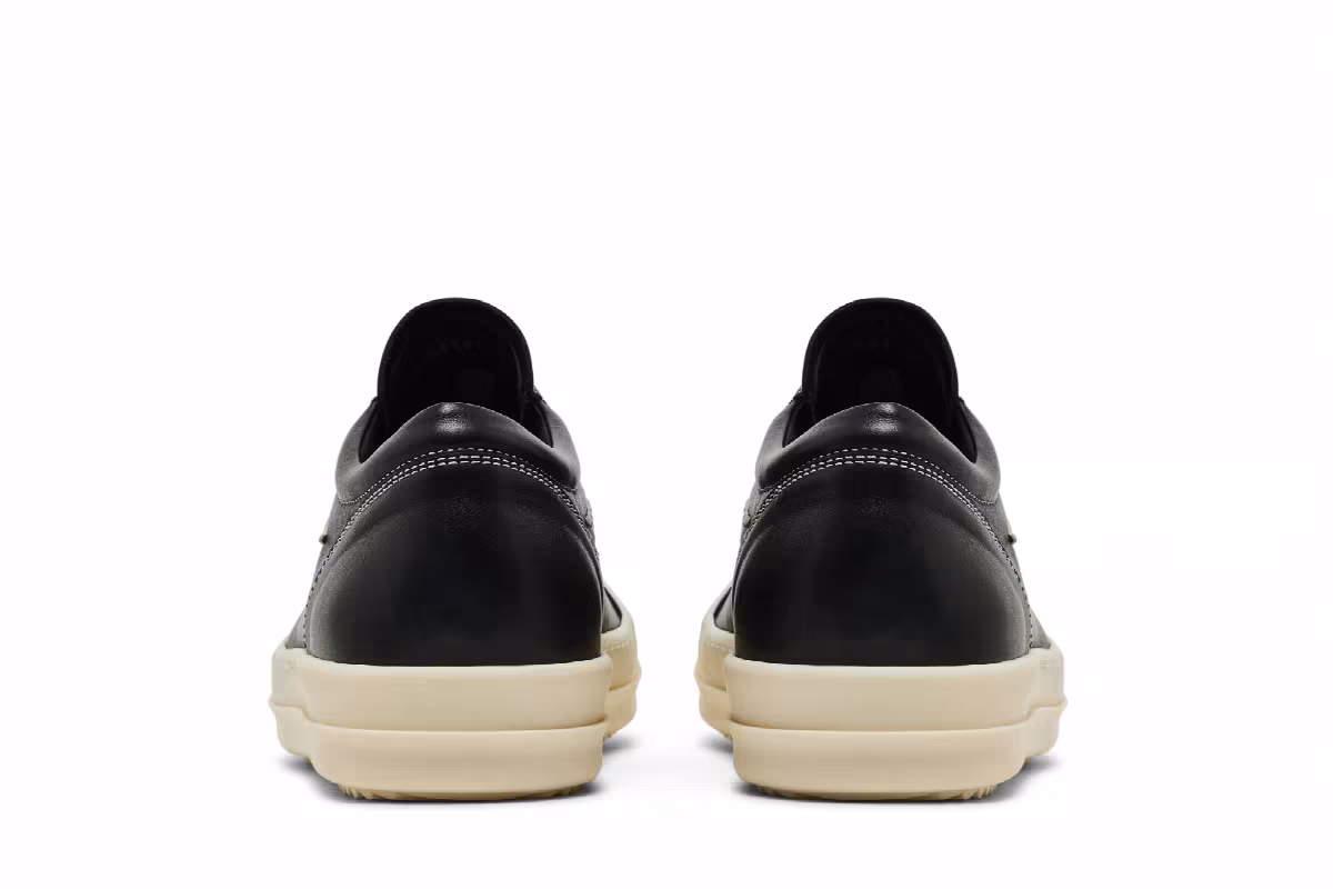 Rick Owens Hollywood Vintage Low Black Milk, view 7