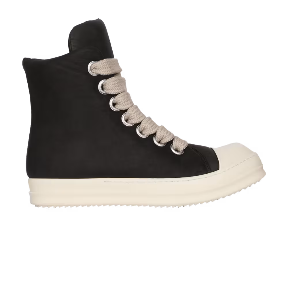 Rick Owens Porterville Jumbo Laced Padded High Black Milk