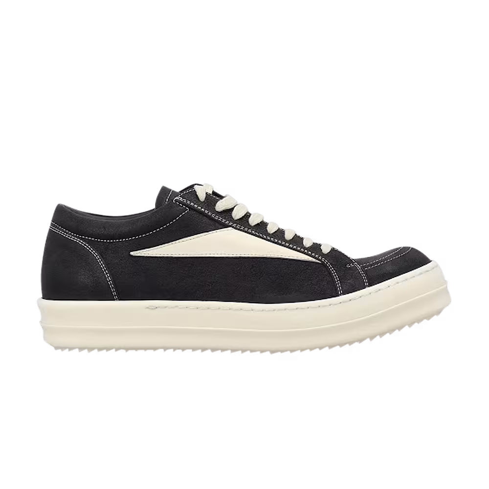 Rick Owens Luxor Vintage Sneaker Black Nubuck