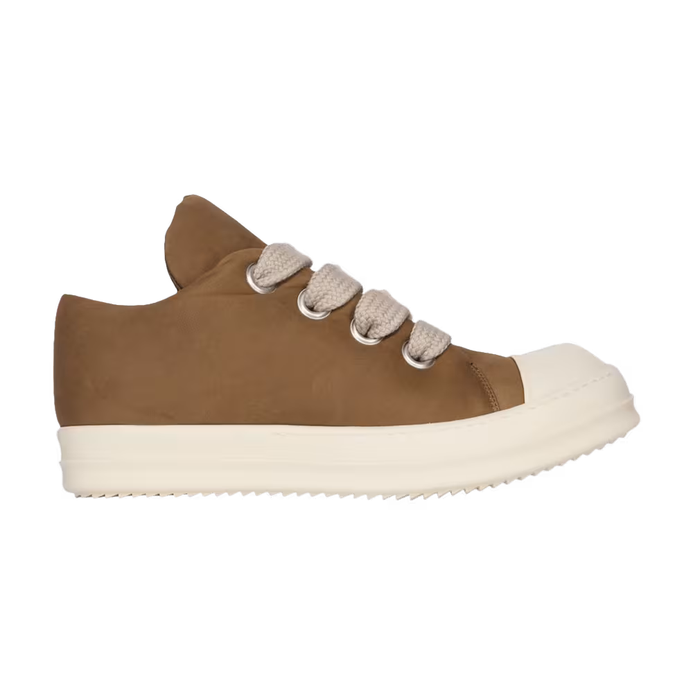 Rick Owens Porterville Runway Jumbo Lace Padded Low Sneaks Bean
