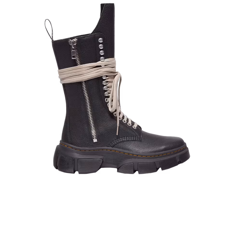 Dr. Martens x Rick Owens Women's 1918 DMXL Calf Length Boot Black