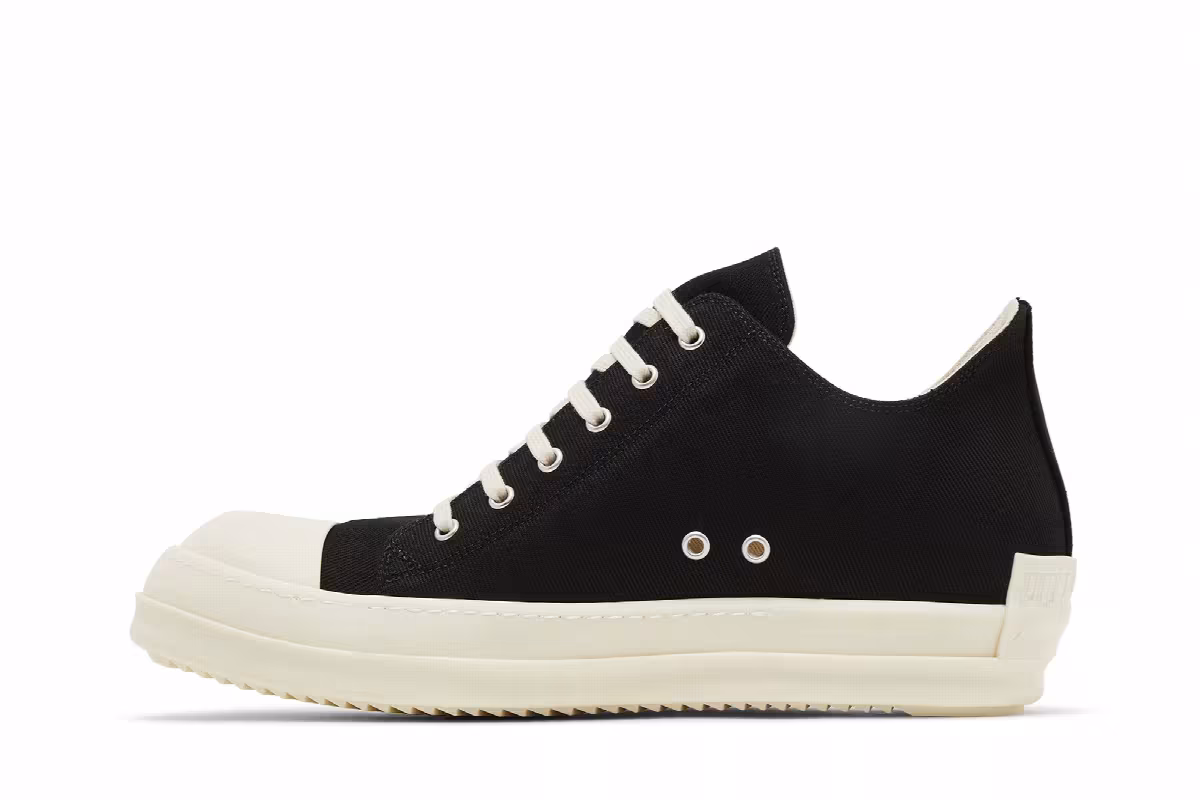 Rick Owens Porterville DRKSHDW Low Black Milk, view 4