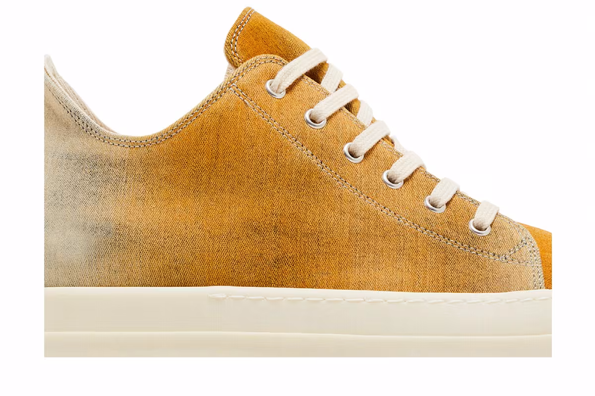 Rick Owens DRKSHDW Lido Denim Low Sky Orange Degrade, view 3