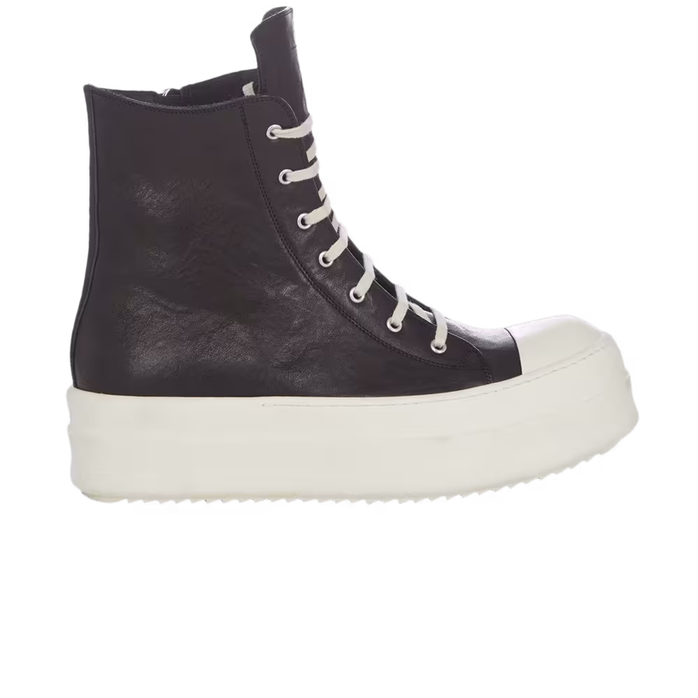 Rick Owens Lido Runway Mega Bumper High Black Milk