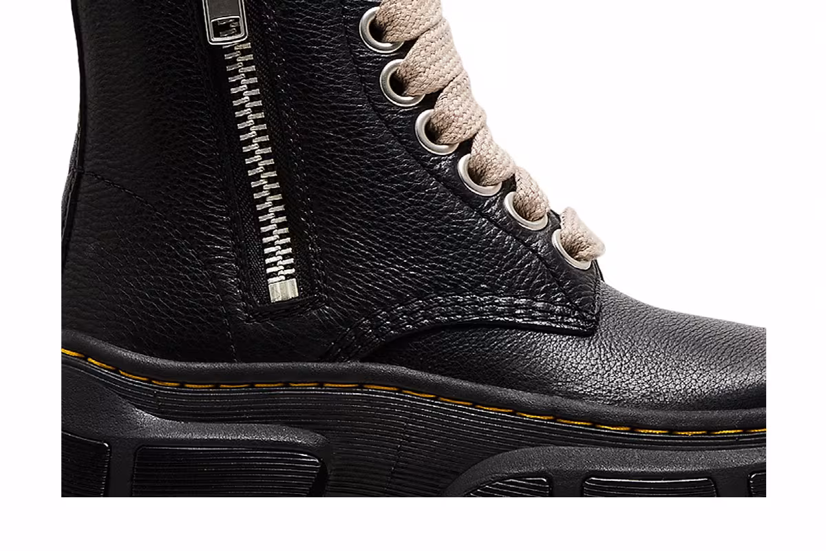 Dr. Martens x Rick Owens Women's 1460 DMXL Jumbo Lace Boot Black, view 3