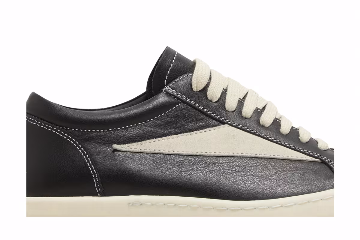 Rick Owens Women's Lido Vintage Low Black Milk, view 3