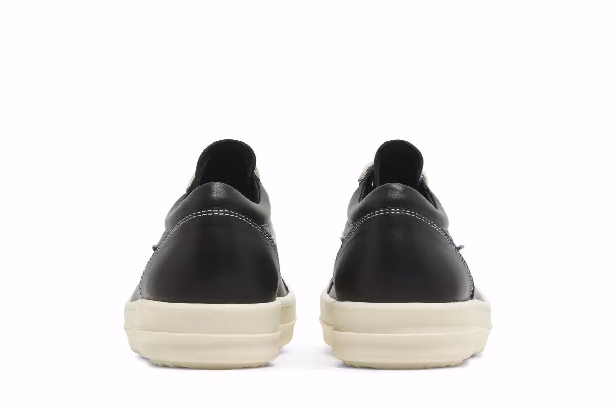 Rick Owens Women's Lido Vintage Low Black Milk, view 7