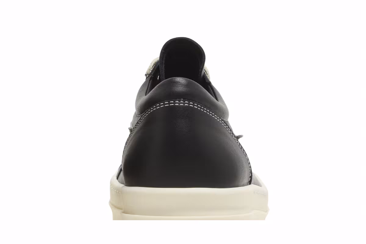 Rick Owens Women's Lido Vintage Low Black Milk, view 8