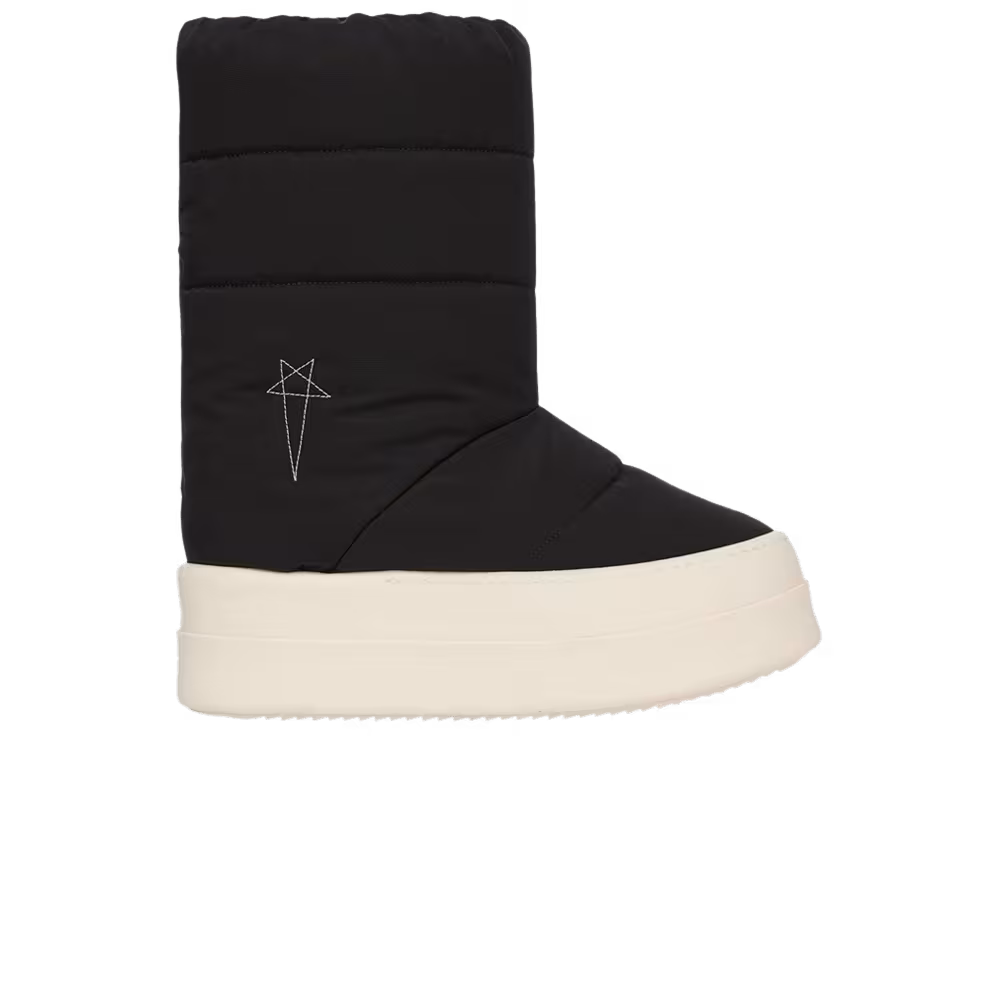 Rick Owens DRKSHDW Stivali Imbottiti Mega Bumper Lunar Black Pearl