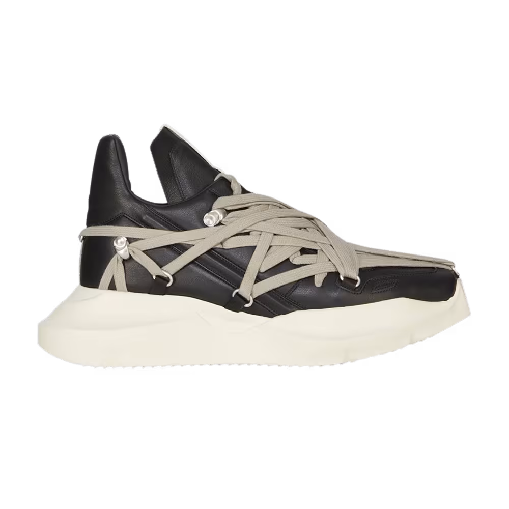 Rick Owens Porterville Megalaced Geth Runner Black Pearl