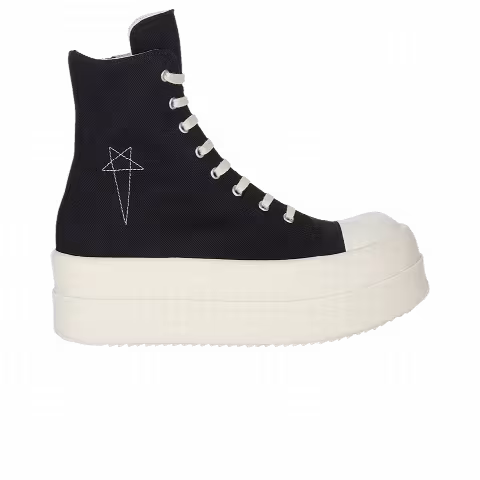 Rick Owens Wmns DRKSHDW Double Bumper High 'Black Milk'