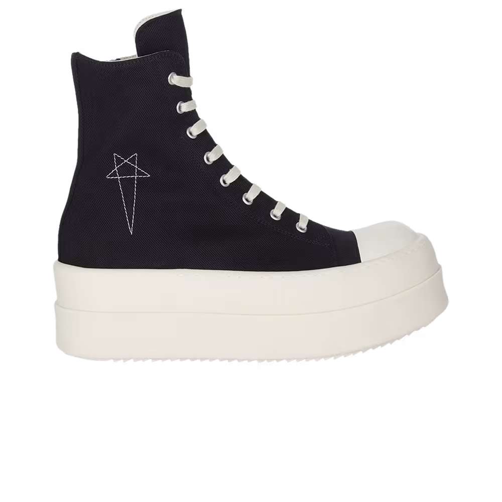 Rick Owens Women's DRKSHDW Double Bumper High Black Milk