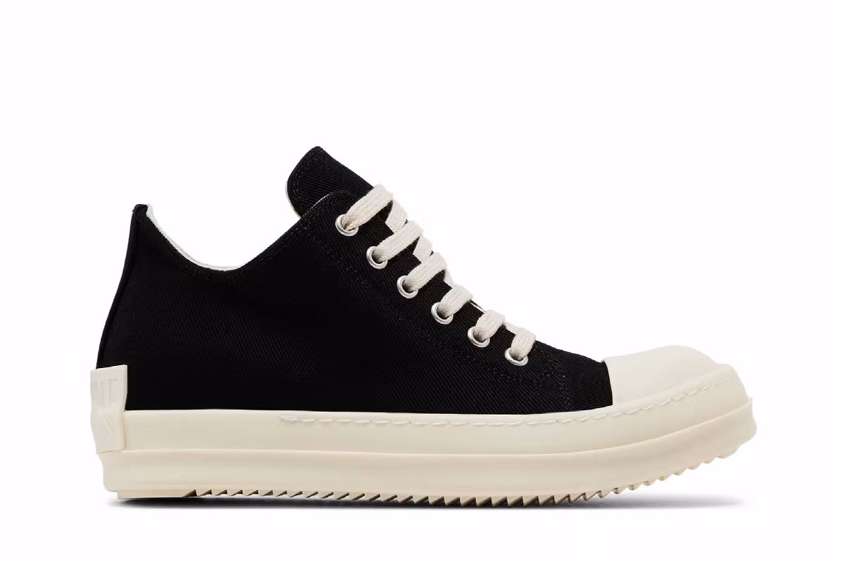 Rick Owens Women's Porterville DRKSHDW Low Black Milk, view 2