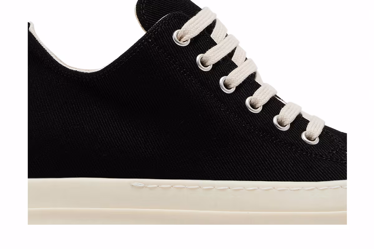 Rick Owens Women's Porterville DRKSHDW Low Black Milk, view 3