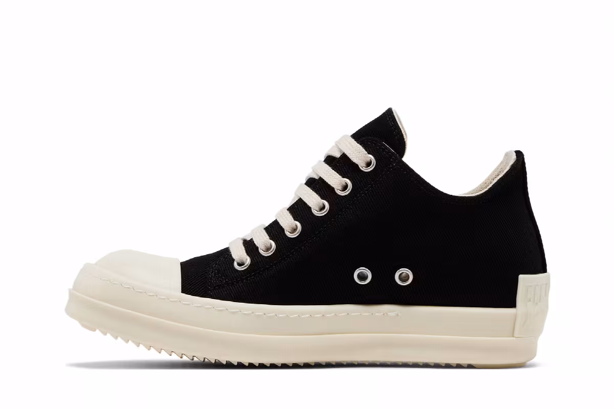 Rick Owens Women's Porterville DRKSHDW Low Black Milk, view 4