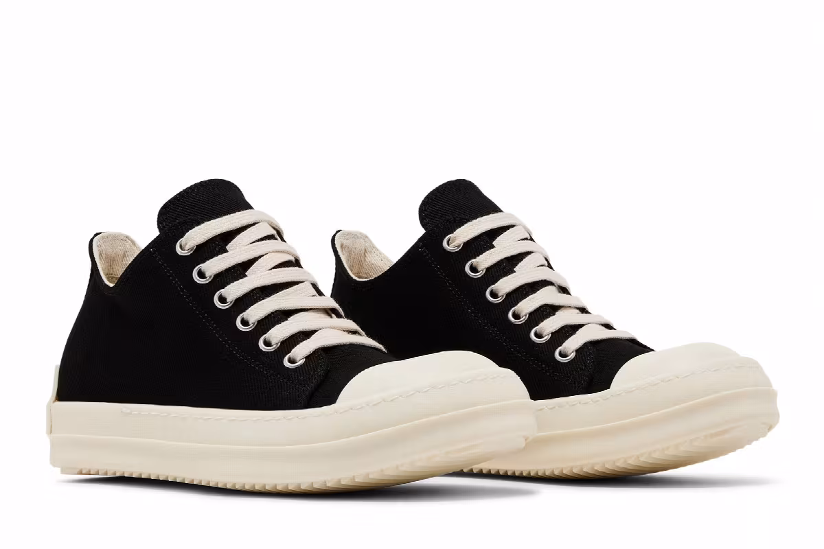Rick Owens Women's Porterville DRKSHDW Low Black Milk, view 9