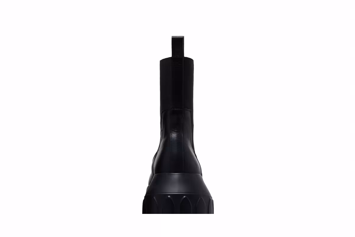 Rick Owens Women's Beatle Mega Tractor Boot Black, view 8