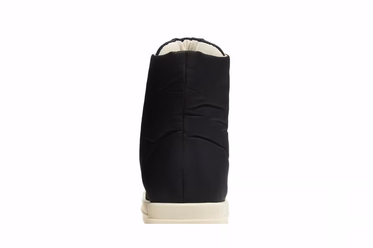 Rick Owens Women's Lido DRKSHDW Jumbo Lace Puffer High Black Pearl, view 8