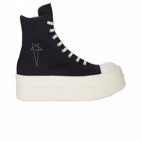 Rick Owens DRKSHDW Double Bumper High 'Black Milk'
