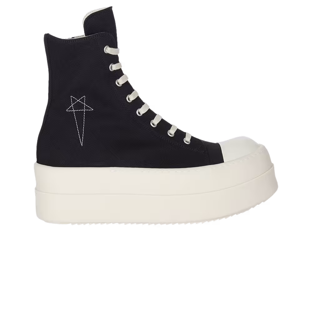 Rick Owens DRKSHDW Double Bumper High Black Milk