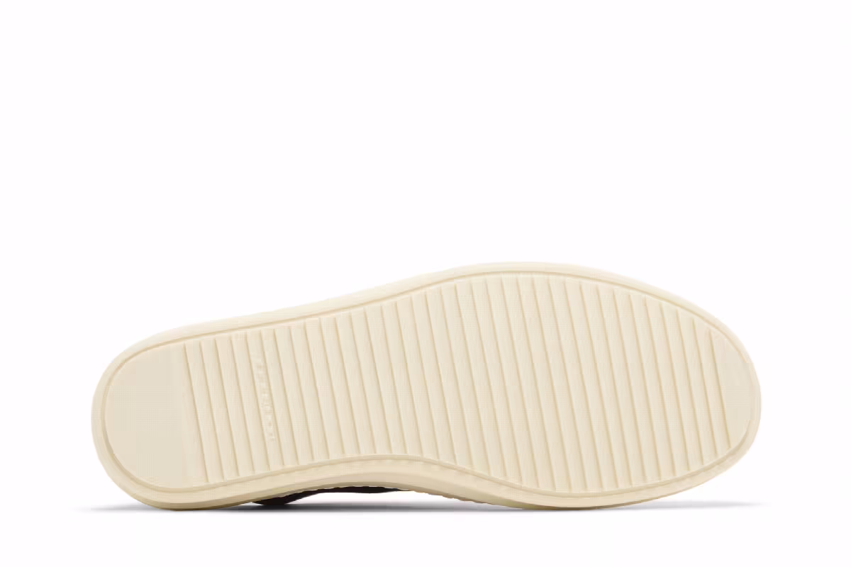 Rick Owens Lido DRKSHDW Slip On Black Milk, view 5