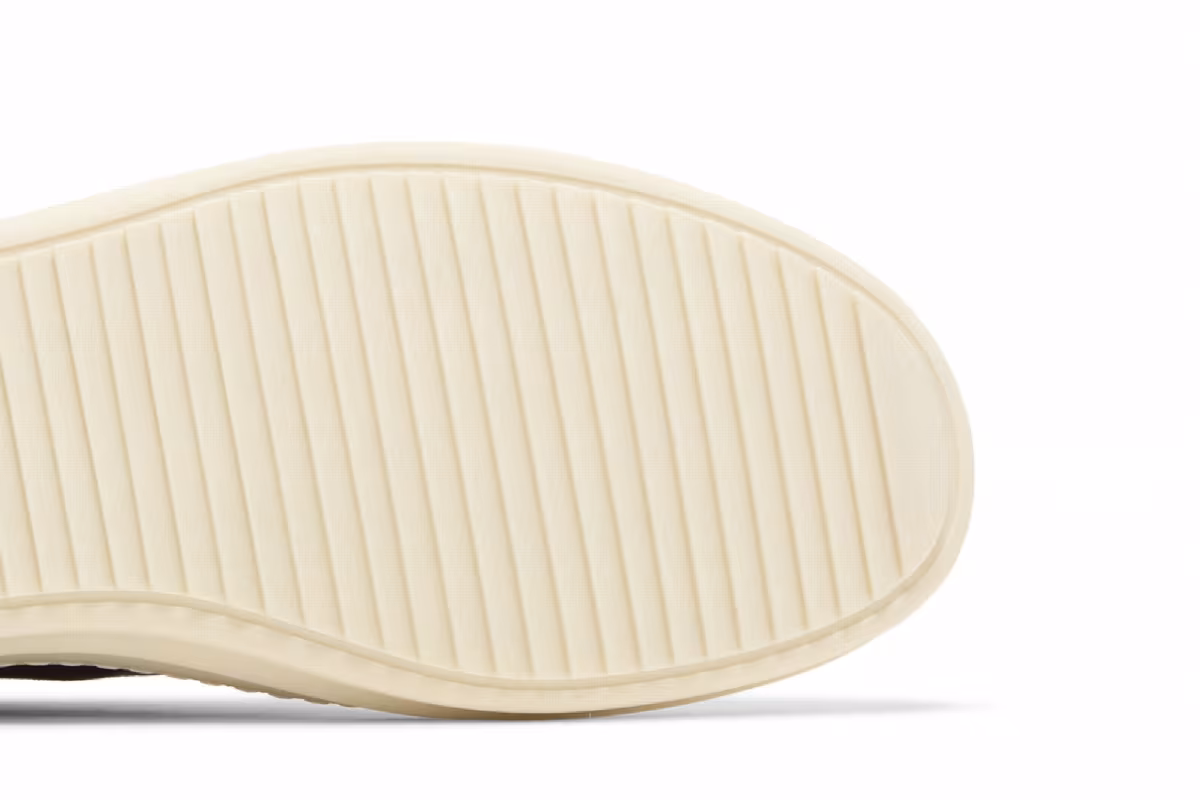 Rick Owens Lido DRKSHDW Slip On Black Milk, view 6