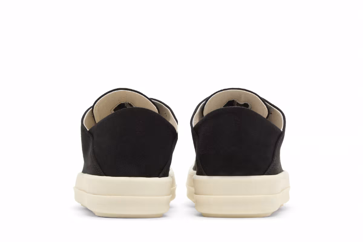 Rick Owens Lido DRKSHDW Slip On Black Milk, view 7