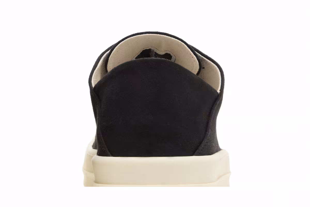 Rick Owens Lido DRKSHDW Slip On Black Milk, view 8