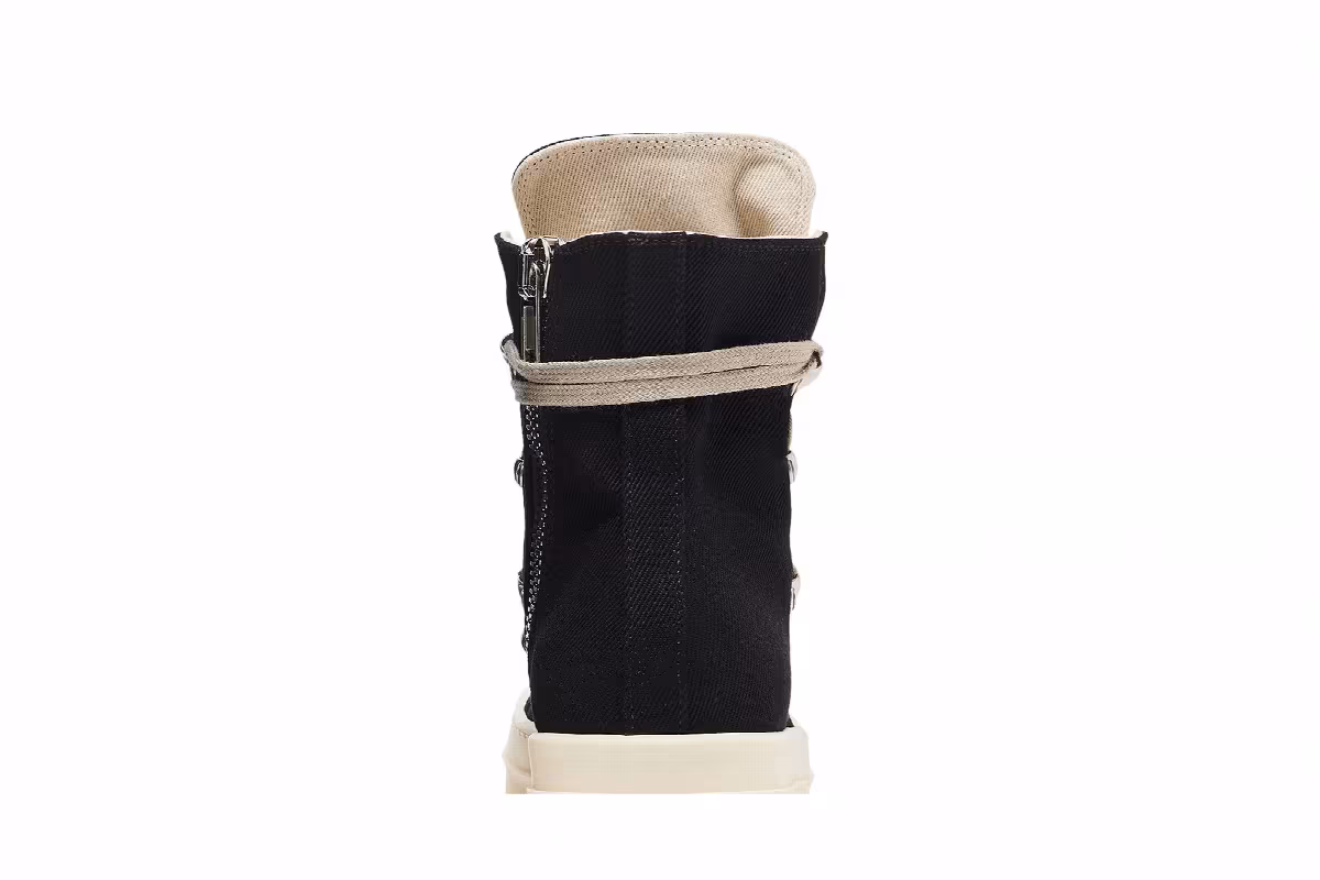 Rick Owens Women's Porterville DRKSHDW Hexa High Black Milk, view 8