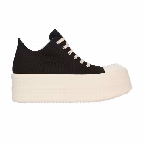 Rick Owens Wmns DRKSHDW Double Bumper Low 'Black Milk'