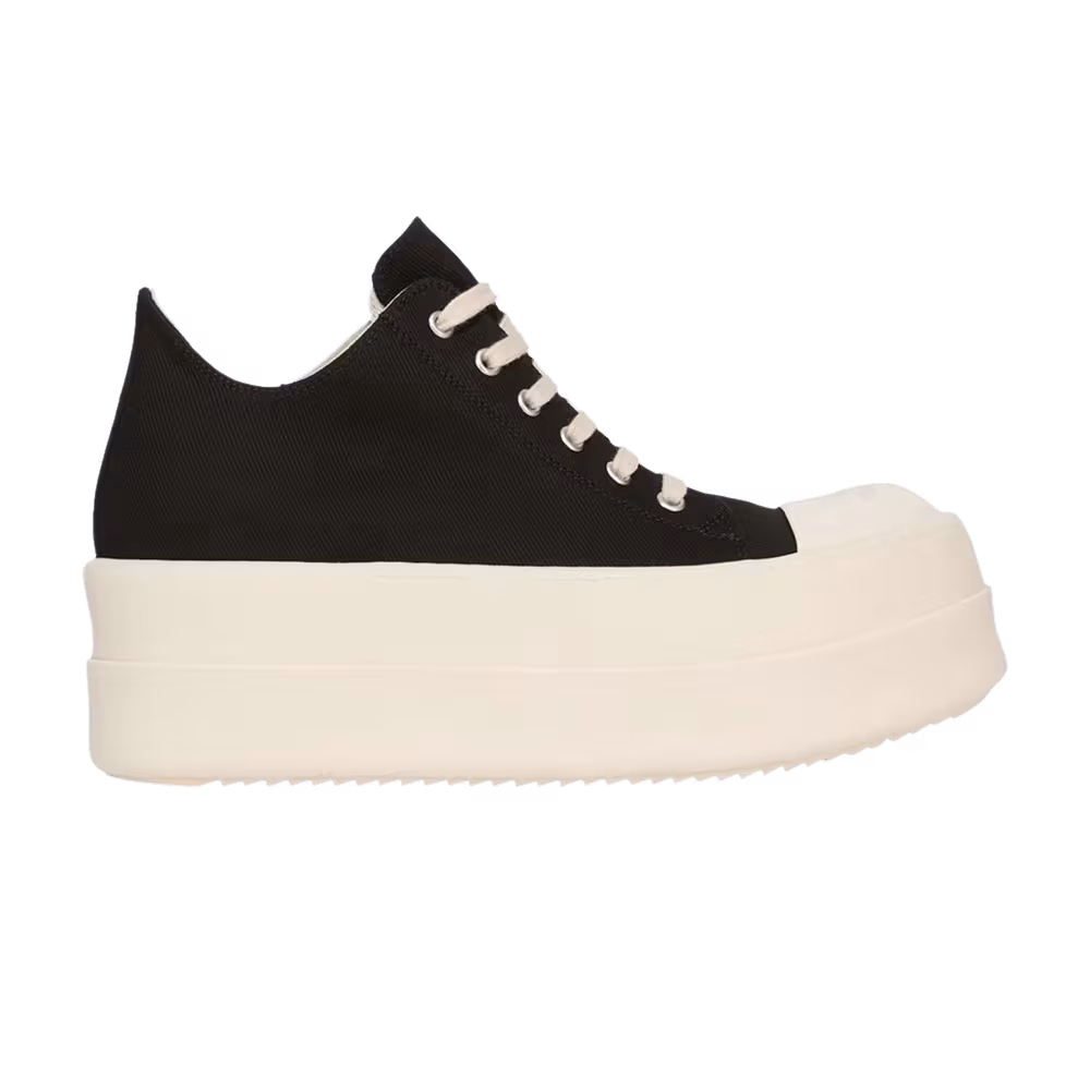 Rick Owens Women's DRKSHDW Double Bumper Low Black Milk