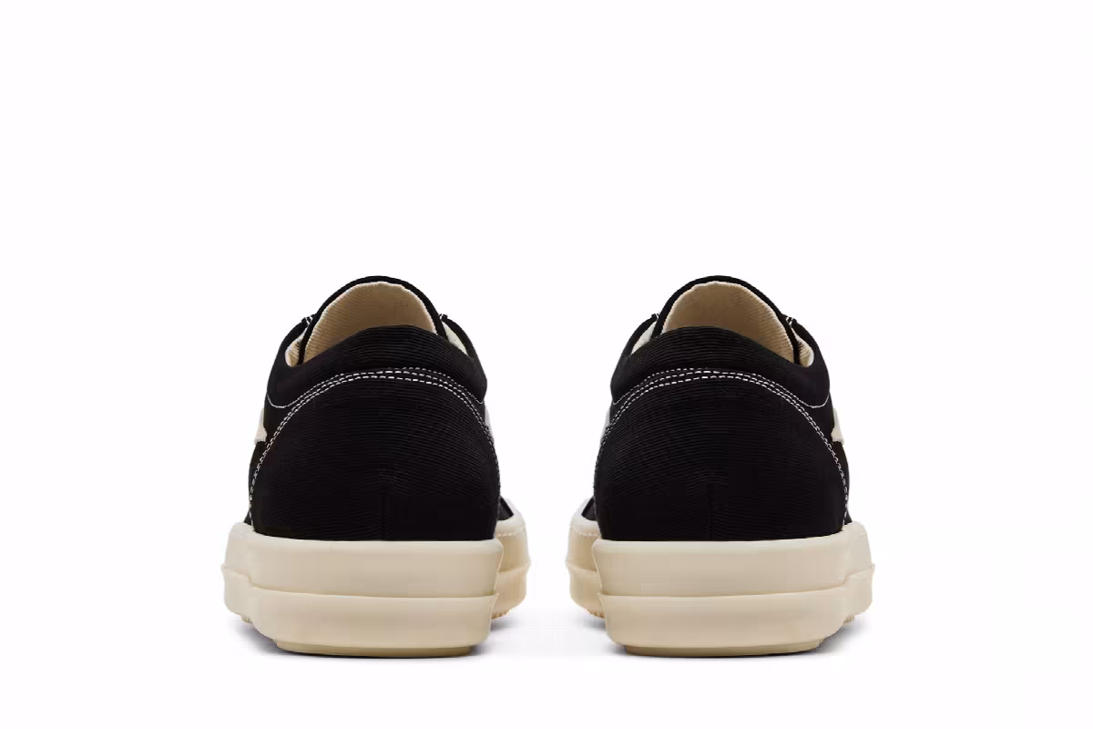 Rick Owens DRKSHDW Hollywood Vintage Low Black Milk, view 7