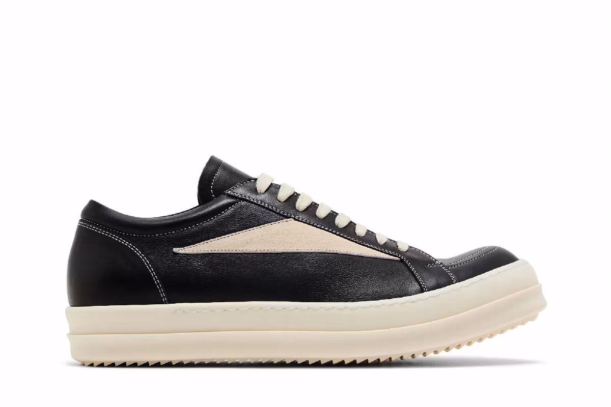 Rick Owens Concordians Vintage Low Black Milk, view 2
