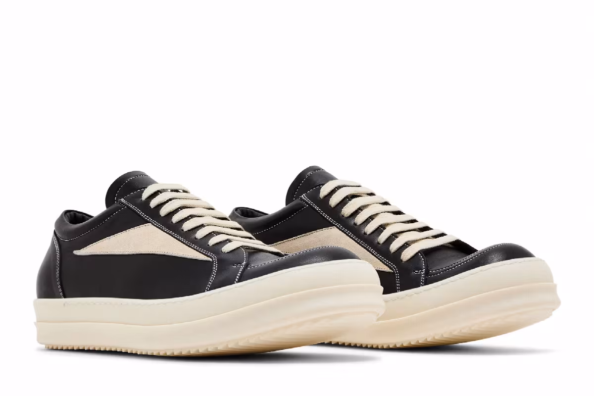 Rick Owens Concordians Vintage Low Black Milk, view 9