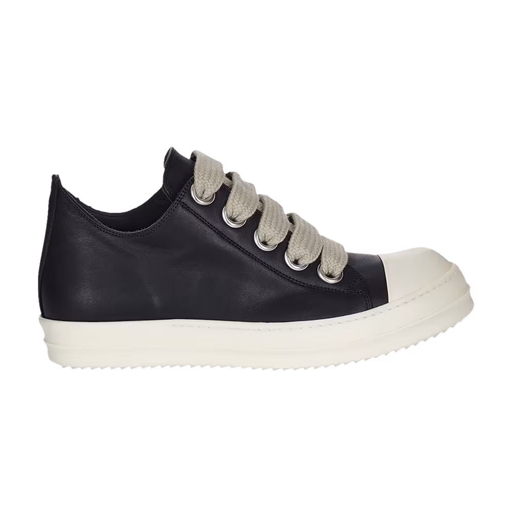 Rick Owens Concordians Jumbo Laced Low Black Milk