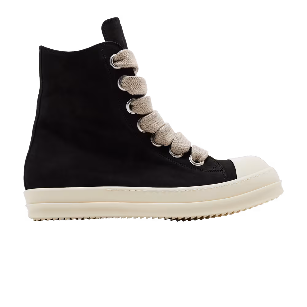 Rick Owens Concordians Jumbo Laced High Black Milk