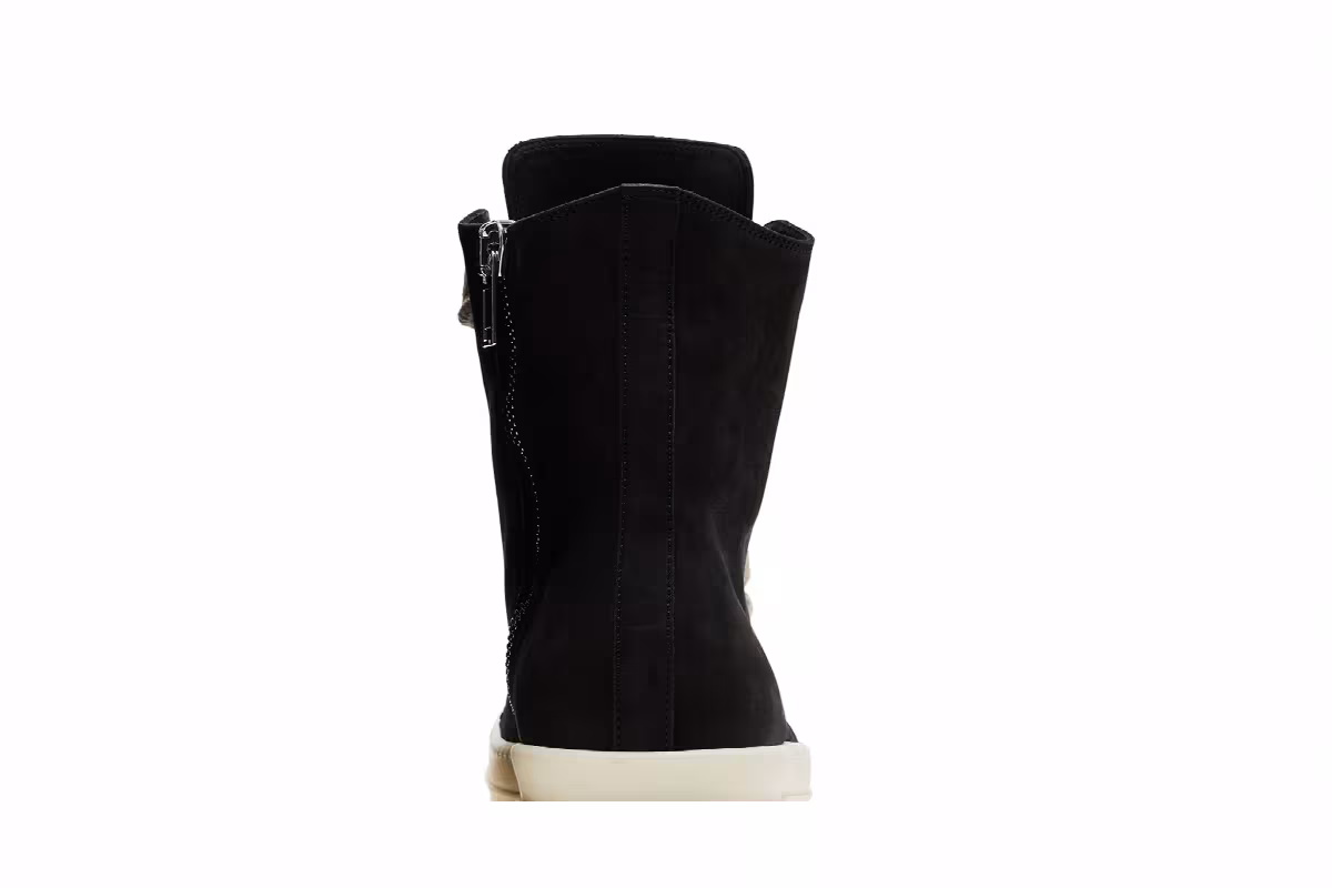 Rick Owens Concordians Jumbo Laced High Black Milk, view 8