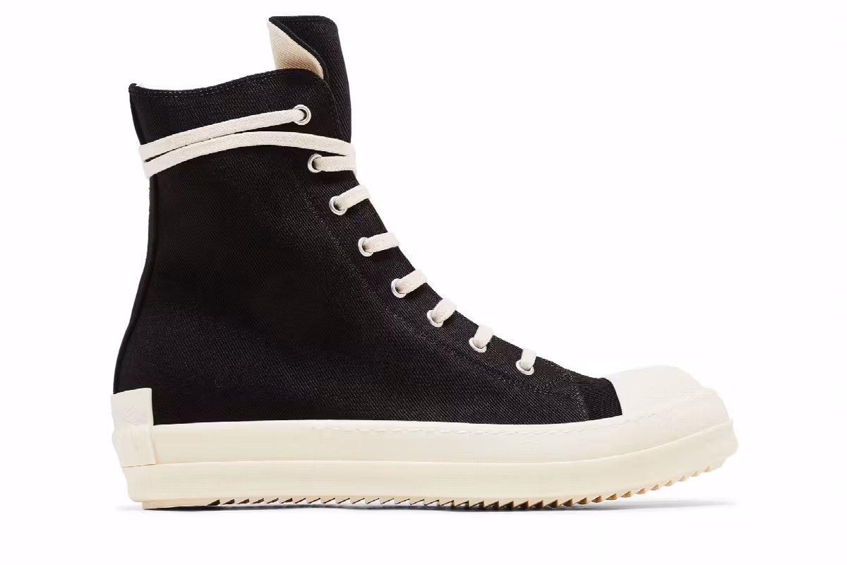 Rick Owens DRKSHDW Hollywood High Black Milk, view 2
