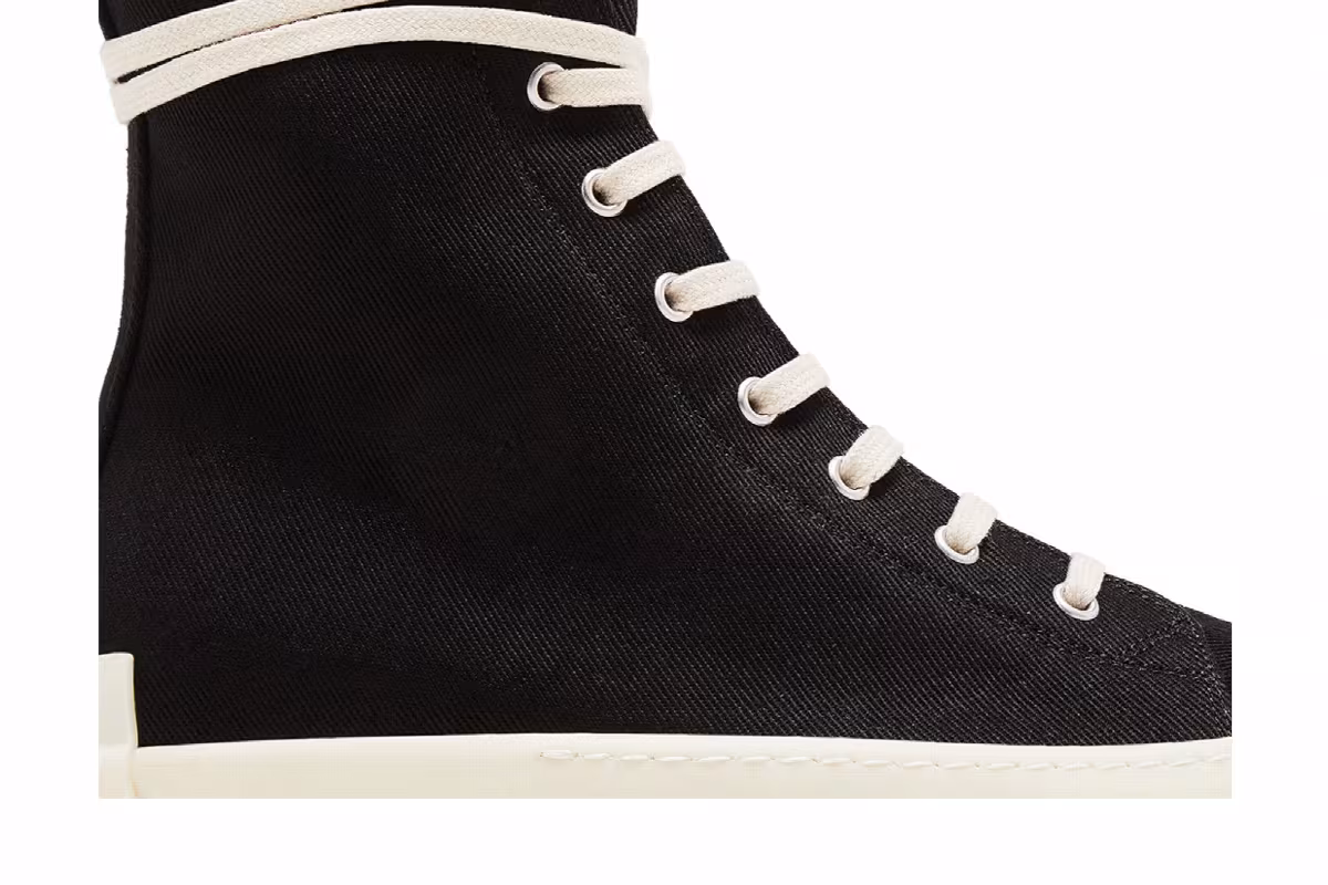 Rick Owens DRKSHDW Hollywood High Black Milk, view 3