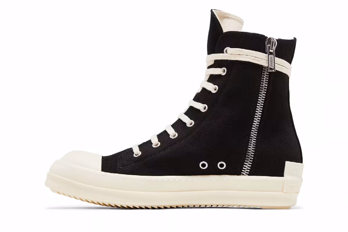 Rick Owens DRKSHDW Hollywood High Black Milk, view 4