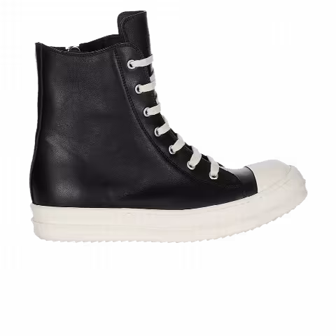 Rick Owens Concordians Leather High 'Black Milk'