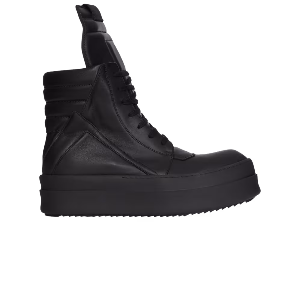 Rick Owens Concordians Mega Bumper Geobasket All Black