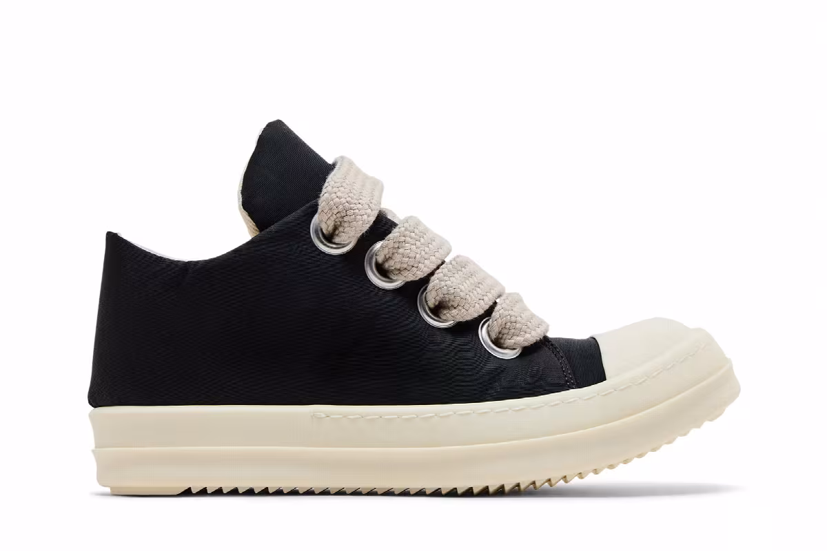Rick Owens Women's DRKSHDW Hollywood Jumbo Lace Puffer Low Black Milk, view 2