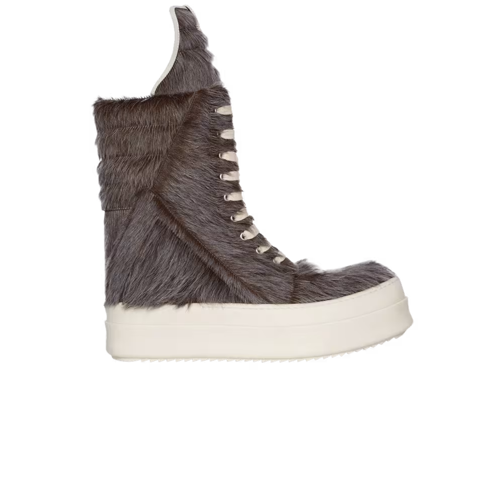 Rick Owens Concordians Mega Geobasket Indigo Cowhide