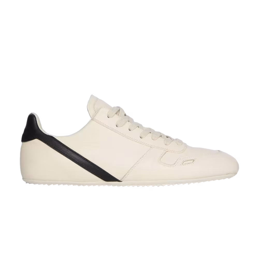 Rick Owens Women's Concordians Minimal Sneaker Milk Black