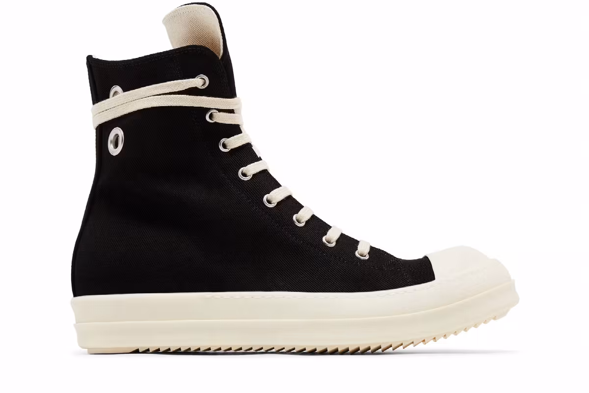 Rick Owens DRKSHDW Hollywood High Black Milk, view 2