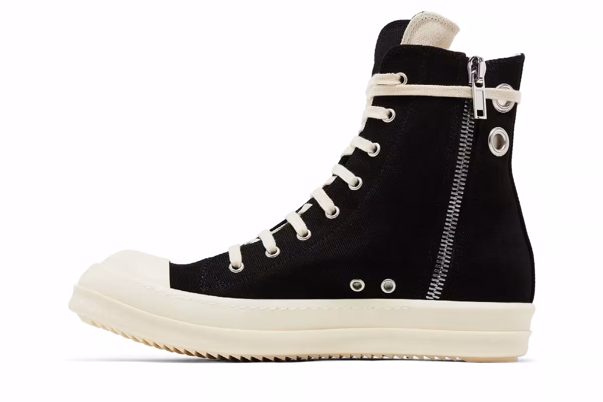 Rick Owens DRKSHDW Hollywood High Black Milk, view 4